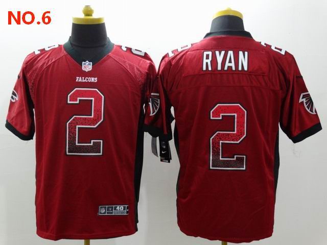 Men's Atlanta Falcons 2 Matt Ryan Jesey NO.6;